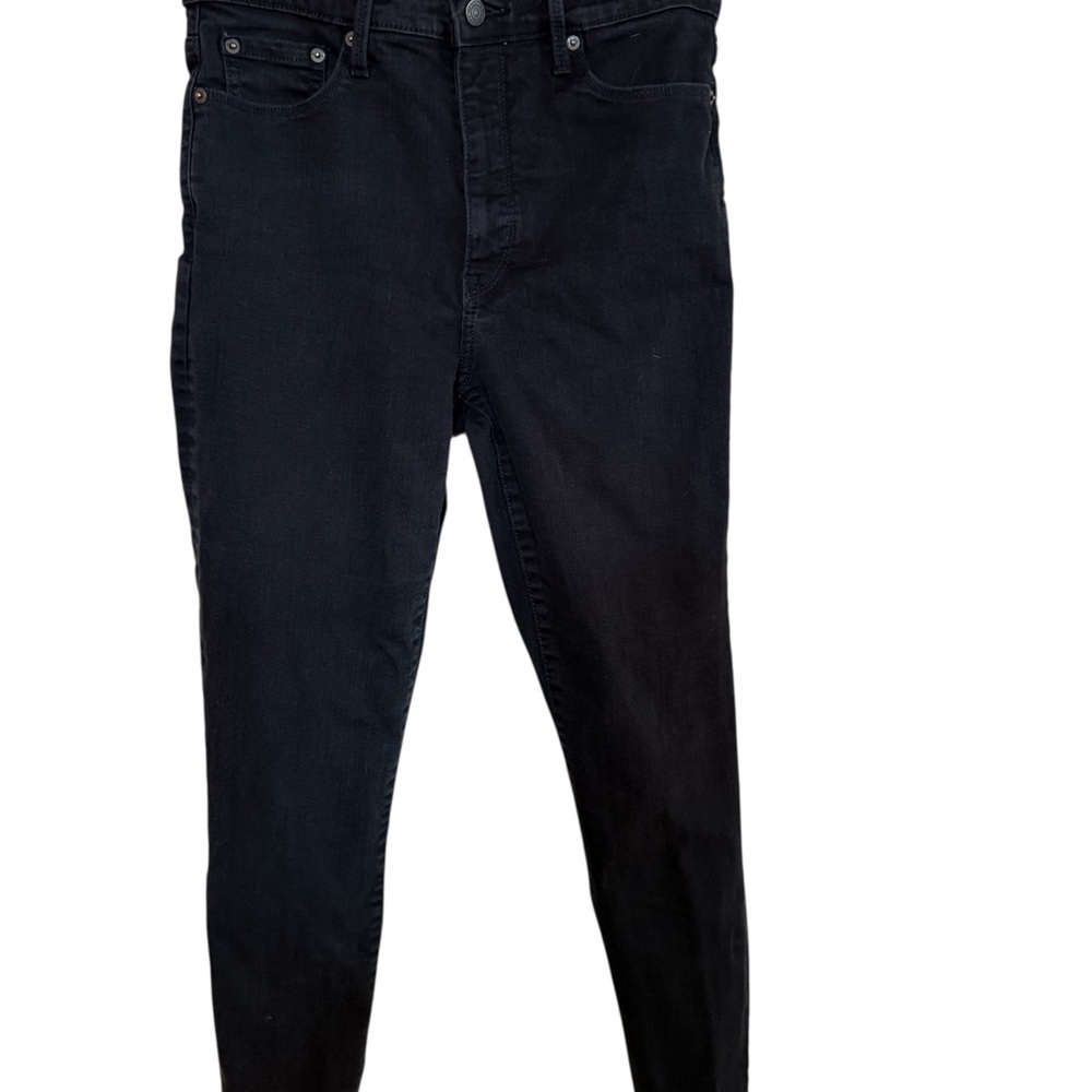 Banana Republic High-Rise Skinny Jeans - Black